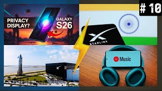 Tech Updates Spacex Moon City Starlink In Gujaratapple Siri X Geminigalaxy S26 Privacy Display