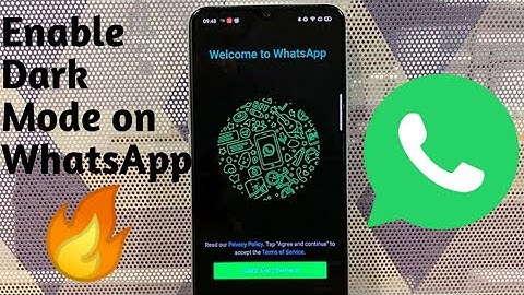 How to Enable Dark mode on WhatsApp🔥🔥🔥 | Hindi