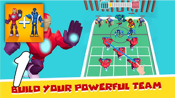 Merge Master: Superhero League Gameplay Walkthrough #1 - Level 1 ~ 17 (Android, IOS)