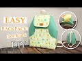 DIY EASY BACKPACK for KIDS | Cute Backpack Simple Way Sewing Tutorial [sewingtimes]
