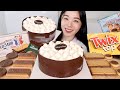 ASMR Chocolate Dessert Mukbang 하겐다즈 아이스크림 케이크 초코빵 먹방 🍫 초코디저트 초콜릿 Bread Ice Cream Cake cokelat チョコレート