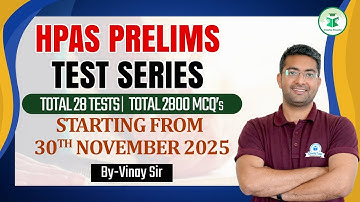 HPAS Prelims Test Series 2026 | 28 Tests | 2800 MCQs | Starting 30 Nov | Civilstap
