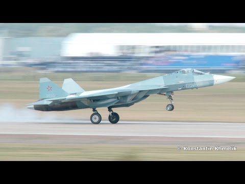 Су-57 МАКС 2015 Т-50 ПАК ФА