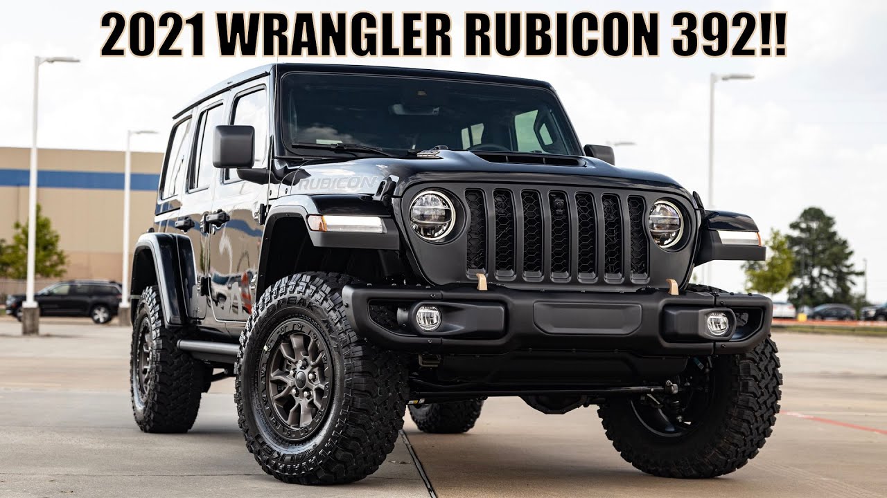 2021 Jeep Wrangler Rubicon 392 with 133 miles - YouTube