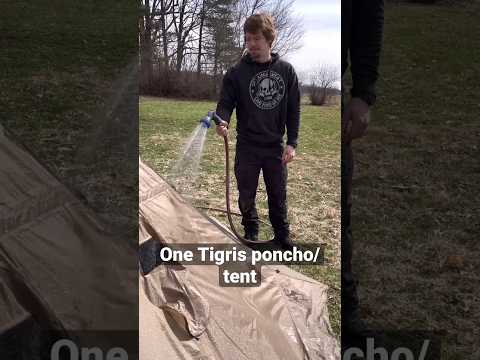 Waterproof Testing One Tigris TentPoncho Shorts