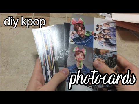 diy kpop photocards - mobile version