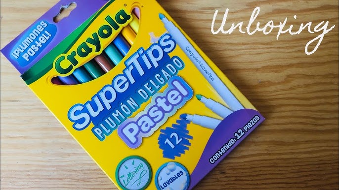 120 Crayola Super Tips Swatch 🌼 Review & Unboxing 🌼 2023 