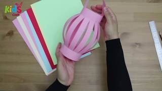 DIY Ramadan Decoration 2021 ( Lantern ) طريقة سهلة لعمل فانوس رمضان من الورق لزينة رمضان