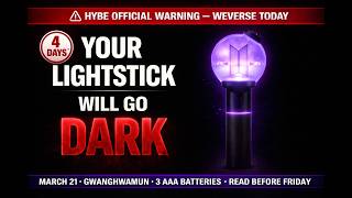 If Youre Over 50 And Army, Hybe Just Warned Everyone About The Lightstick At Gwanghwamun