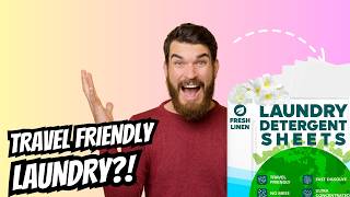 The Ultimate Way to Do Laundry When Traveling — Sudstainables Laundry Detergent Sheets Honest Review Lessive Dash Fleur De Lotus