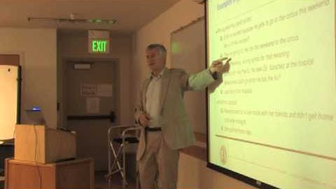 Dan Flickinger, "Using Paraphrases in Grammar -based Semantic Equivalence Tests" Part 1/2