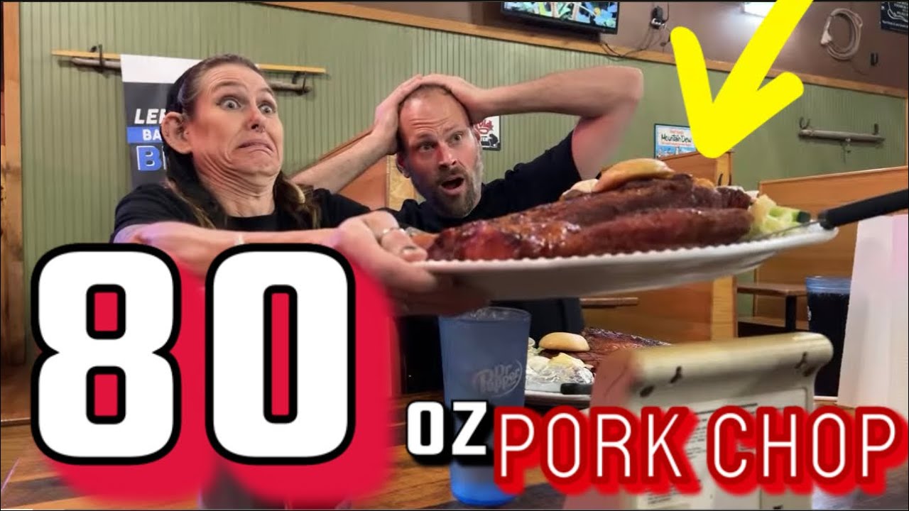 T’s Redneck Steskhouse ! 80 OZ PORK CHOP! Molly Schuyler -  MOM VS FOOD - EAT LIKE A GIRL! is live!
