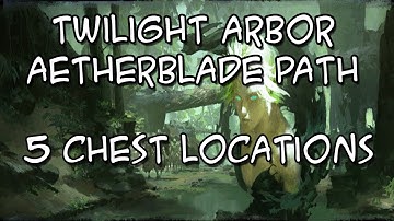Guild Wars 2: Aetherblade Path Twilight Arbor - 5 Chest Locations (Pirate Booty & Above and Beyond)