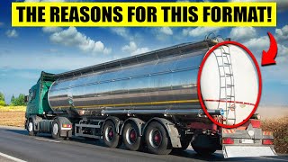 The Real Reason Why Fuel Trucks Are Shaped Like Cylinders
