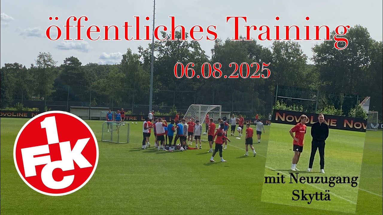 Mit Skyttä gegen Schalke ein anderes Gesicht zeigen! 🇫🇮🔥 // FCK öffentliches Training vom 6.8.2025 👹