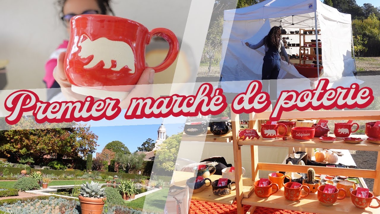 [VLOG POTERIE] MON PREMIER MARCHÉ DE VENTE DE POTERIE 🛍