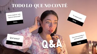Q& A : ME separé, TODO LO QUE NO contré 