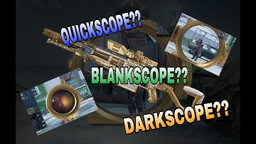 COD MOBILE | DIFFERENCES BETWEEN HARD SCOPE, QUICK SCOPE AND BLANK/DARK SCOPE
