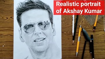 Drawing  Akshay Kumar  l Realistic Sketch of Akshay Kumar