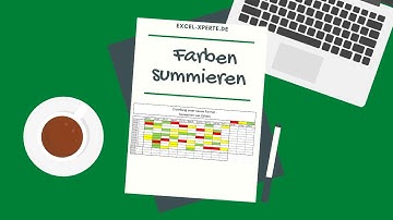 Erstellung einer neuen Excel Formel zum Auswerten von Farben - Zählen von Farben - einfach erklärt