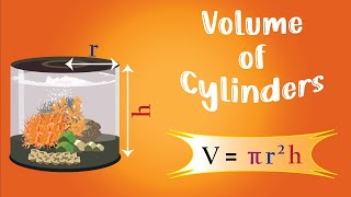 Volume of a Cylinder | Learn through Cool Illustrations screenshot 2