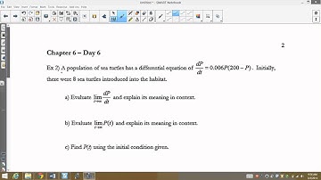 Vibber Bc calculus logistic growth