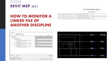 REVIT MEP 2021 - STEP BY STEP TUTORIAL 20 - HOW TO MONITOR A LINKED FILE OF ANOTHER DISCIPLINE