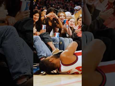 Is this aura??? 😂 #basketball #collegebasketball #madehoops #viral