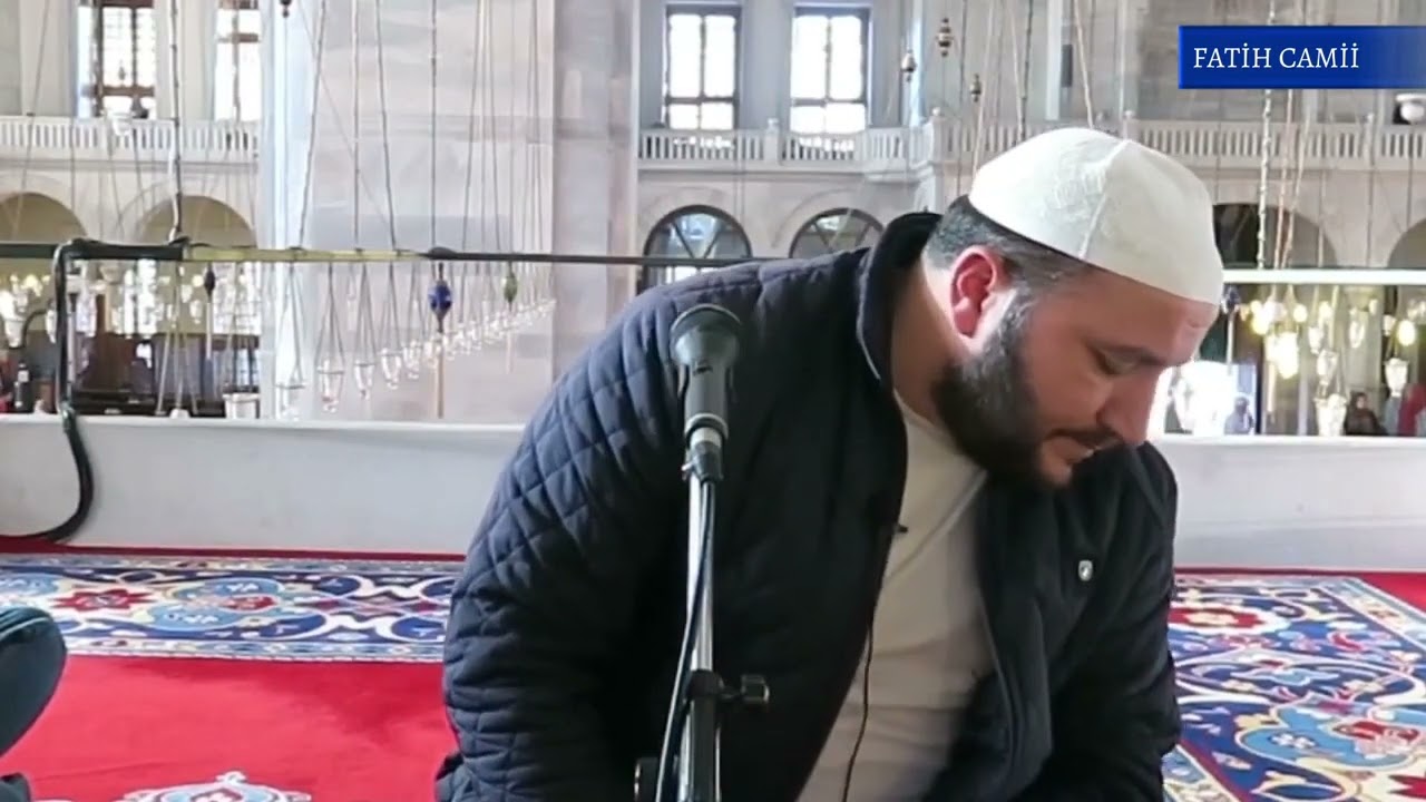 MUHTEŞEM TENÖR - DAVUT AVCI - NEBE SURESİ 31  AYET - FATİH CAMİ