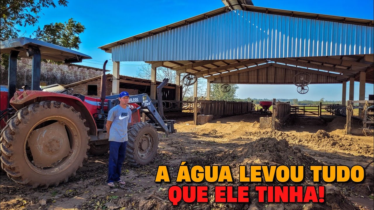 ELE PERDEU SUA CASA, SEU CARRO E SEU SUSTENTO NA ENCHENTE E PRECISA DE AJUDA!