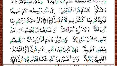 ختمة مصحف التجويد برواية قالون الصفحة رقم 116