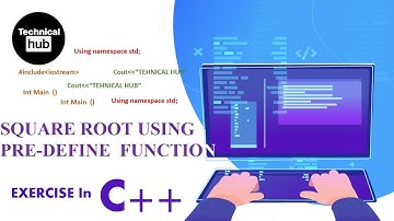how to find square root in c++ programming | finding square root using pre-define function in c++