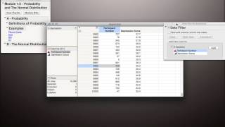 Exploring the probability of randomly selecting individuals in JMP, 1 (Module 1 5 5)