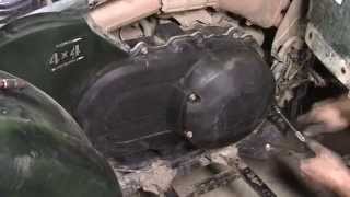 How to do CVT Maintenance / Belt Slip Repair on 2006 Yamaha Grizzly 660