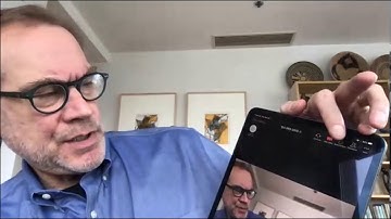 Online Learning: Using the iPad as a tablet and document camera in Zoom teaching session