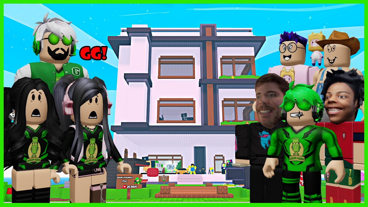 Aku Mengumpulkan Semua Yotuber Terkenal Untuk Bekerja Di Kantor Youtubeku - Roblox Be A Youtuber