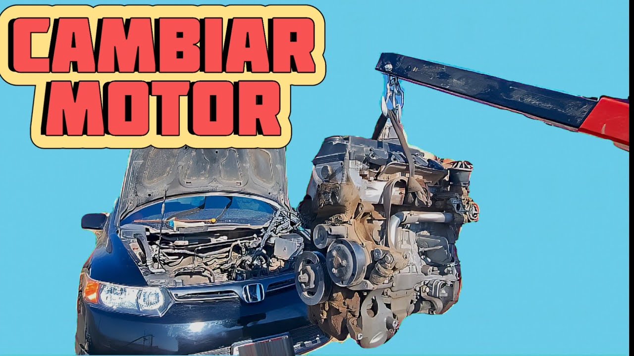 Cambio de Motor 1.8 Honda Civic Facil Paso a Paso