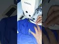 One way to sew t-shirt material so it doesn't wrinkle