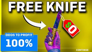 How To Get A FREE KNIFE in CS2 With NO RISK!