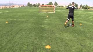 Attacking Moves: V Pullback Single Foot PV Slowmo