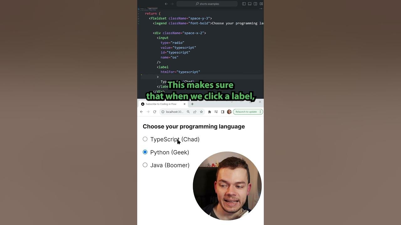 Style Radio Buttons Like Normal Buttons (Tailwind CSS) 🔥 tailwindcss 