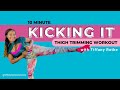 Kicking it! 10 Min Thigh Trimming Workout with Tiffany Rothe!