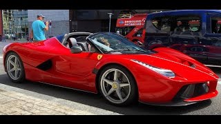 FIRST FERRARI LAFERRARI APERTA (SHOOTING OFFICIAL VIDEO IN BARCELONA, START UP AND DRIVE)