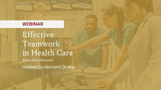 Effective Teamwork in Health Care: Expert Panel Discussion