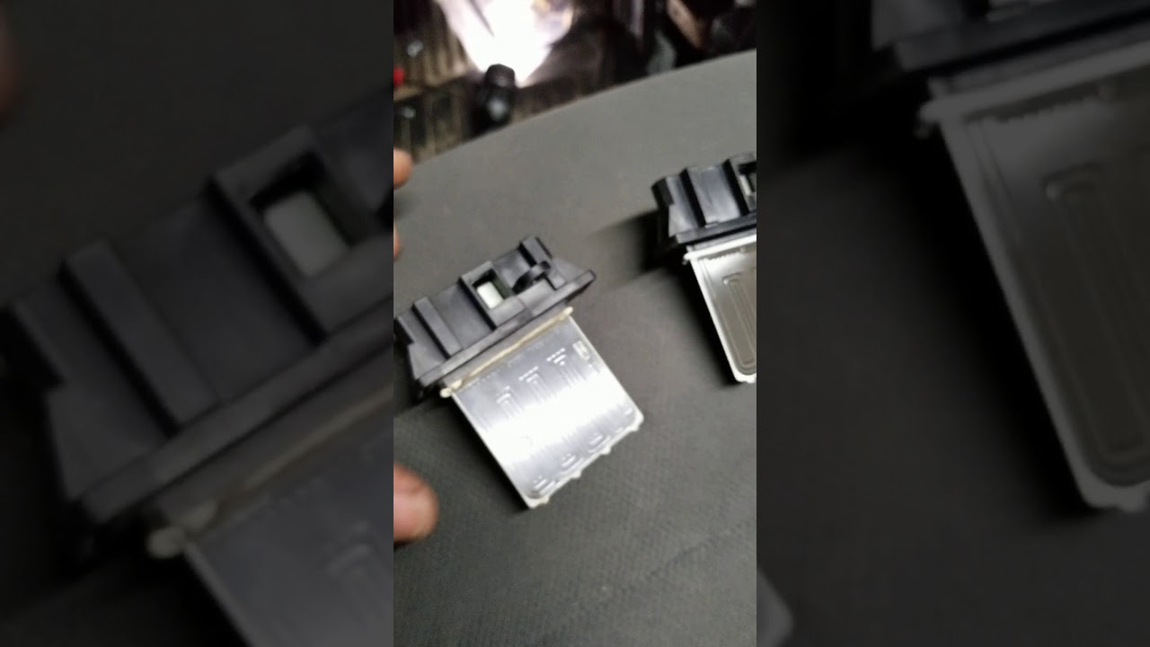 2014 Nissan NV 200 Replacing blower motor resistor YouTube