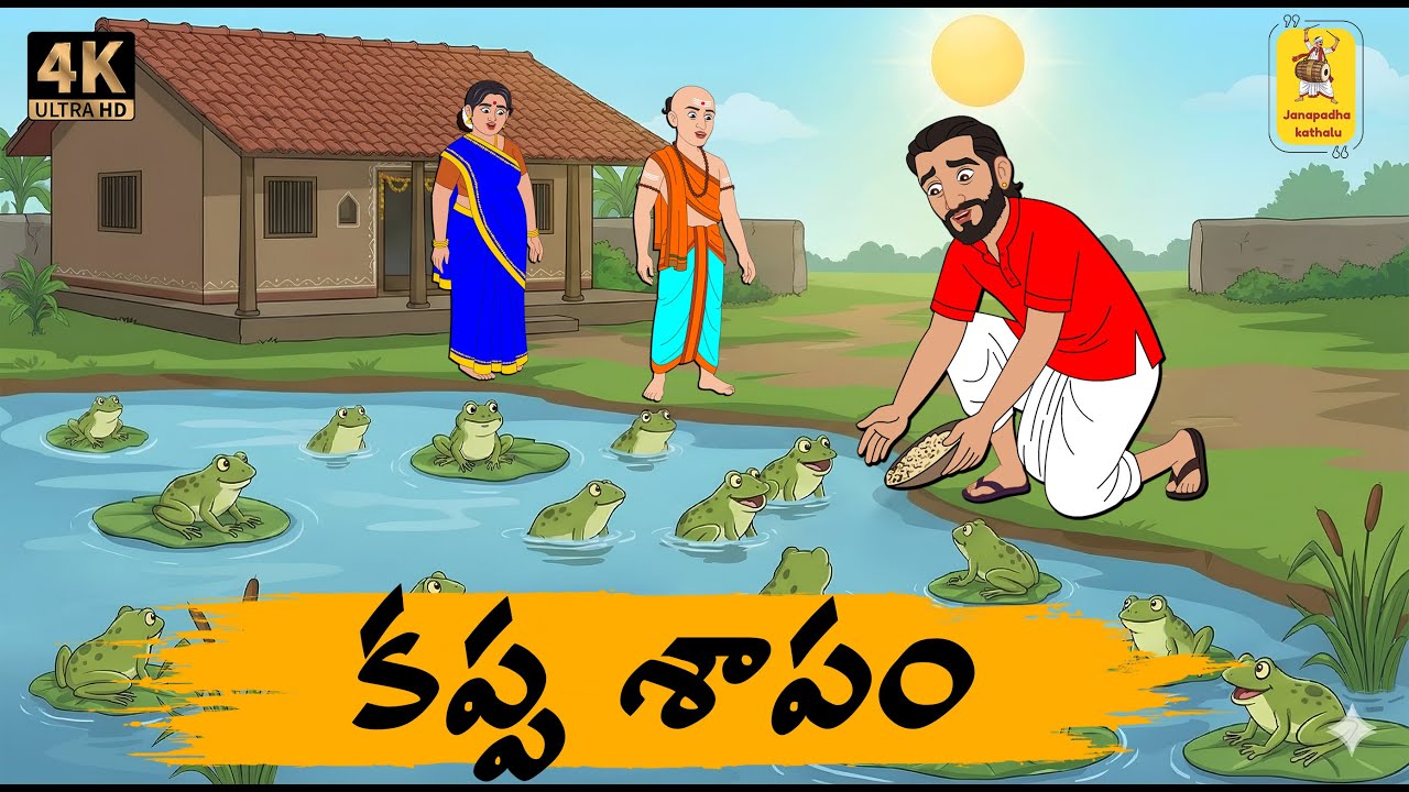 Telugu Stories - కప్ప శాపం - moral stories in telugu - Neethi kathalu -Janapada kathalu