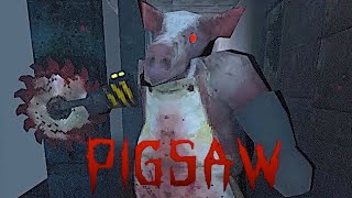 PIGSAW - Pigs Farm Humans in this Grim Survival Horror Game set in a Massive Industrial Abattoir! screenshot 1