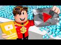 YOUTUBE Turned Him Into A TRILLIONAIRE! (A Roblox Movie)