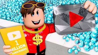 YOUTUBE Turned Him Into A TRILLIONAIRE! (A Roblox Movie)