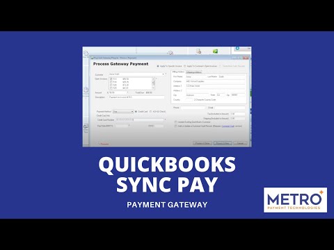 QuickBooks Sync Pay - Metro Payment Gateway